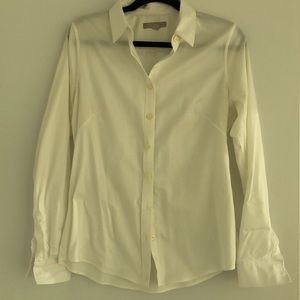 BR Monogram Collection white blouse